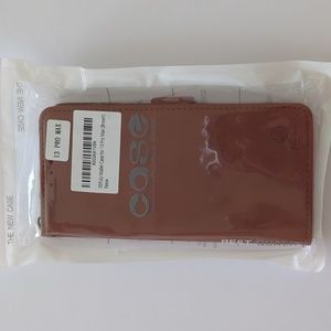 NWT FEPULI Wallet Case for iPhone 13 Pro Max Brown